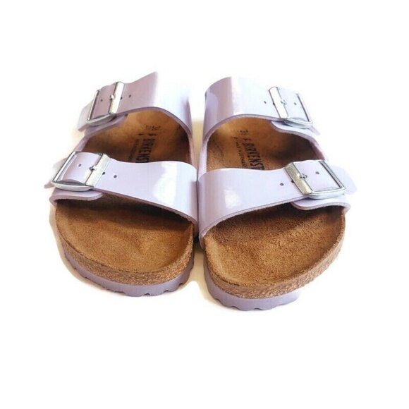 Birkenstock Arizona Birko-Flor Sandals Womens Size 5 - 5.5 NARROW Fit Purple Fog - Picture 6 of 9